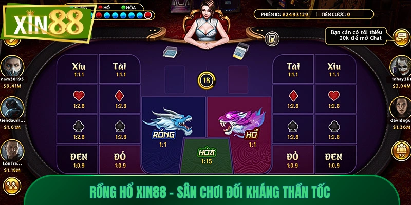 Khám Phá Rồng Hổ Xin88 - Game Bài Đối Kháng Tốc Độ Cao 1 Rồng hổ Xin88 - Sân chơi đối kháng thần tốc
